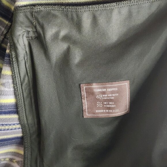 Ariat Logo 2.0 Softshell Jacket Mens 3XL Green Wind Water Resistant Western - Picture 8 of 16